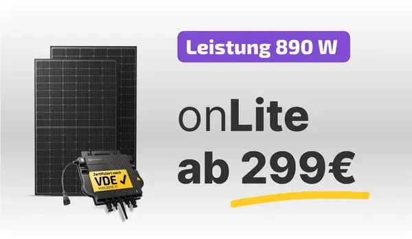 Balkonkraftwerk 800 Watt mit Speicher