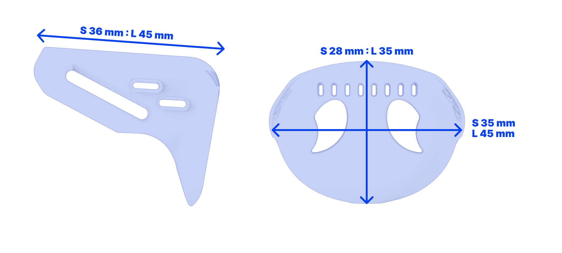SnoutCover breathable TPU nose guard with ventilation holes for dogs with DLE