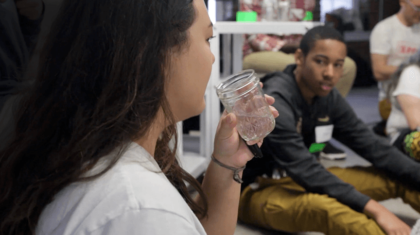 Older couple reviews the redesigned Cognigram report with simplified visuals, clear summaries, and an easy-to-read mobile version.