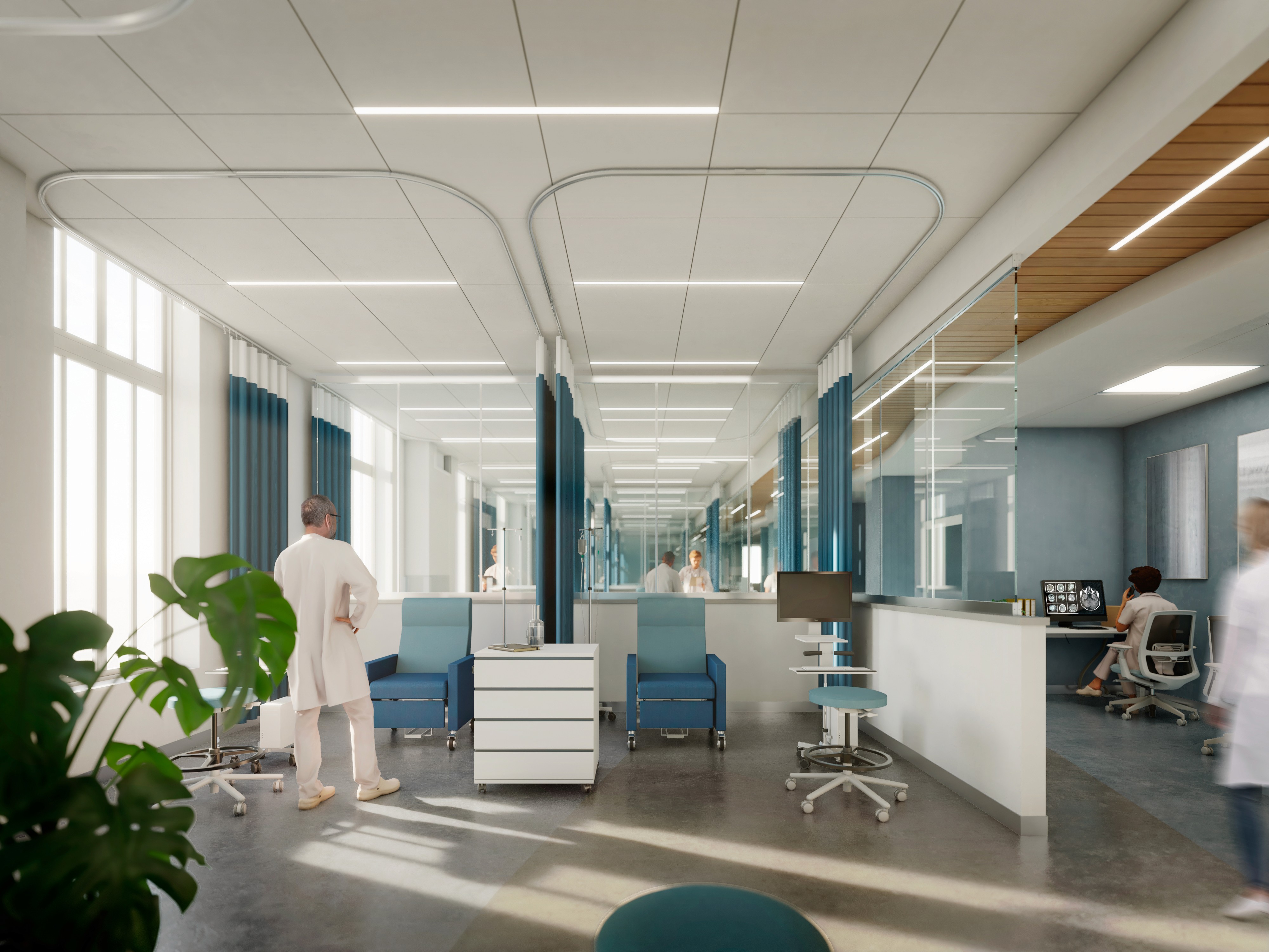 Medical facility, interior view