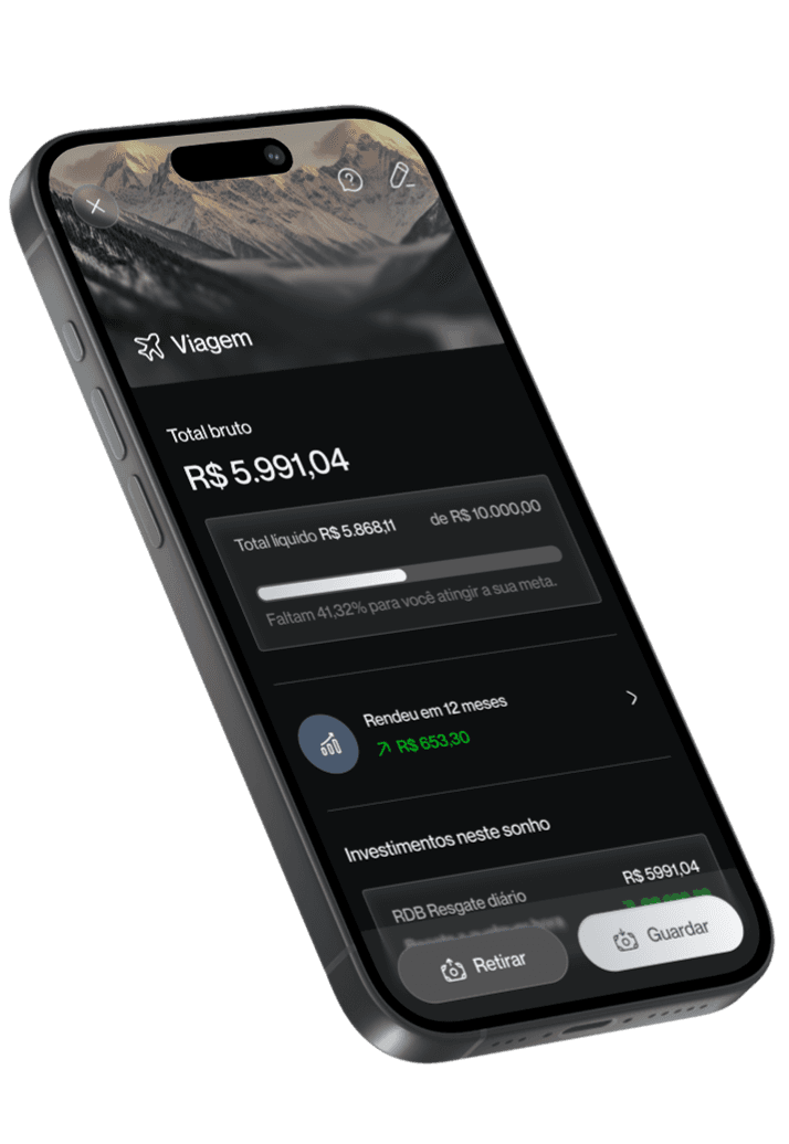 tela do aplicativo do banco