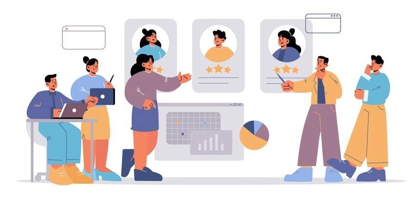 Comparison of RPO providers and traditional staffing agencies.