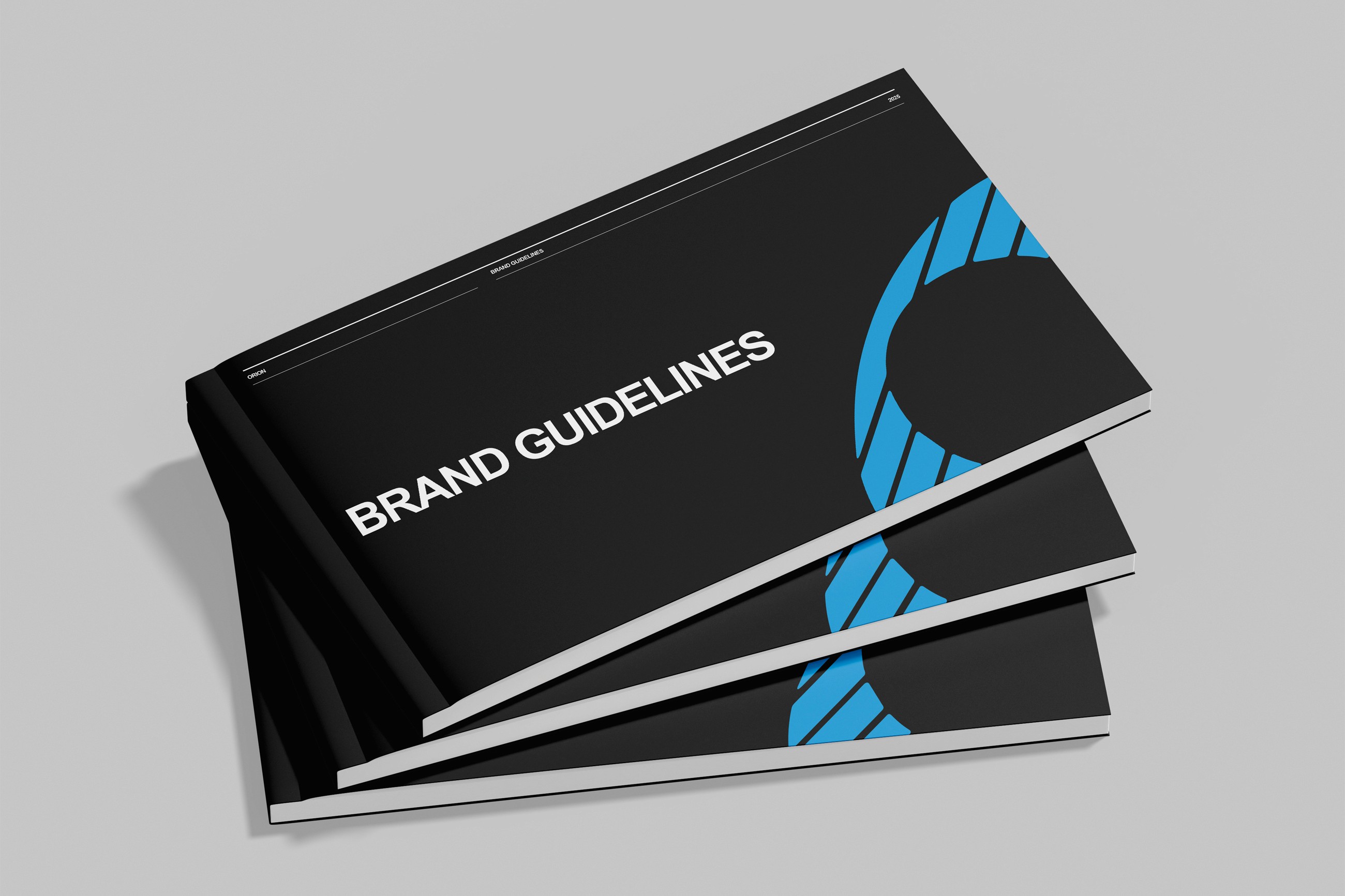 The cover of Orion’s graphic manual.