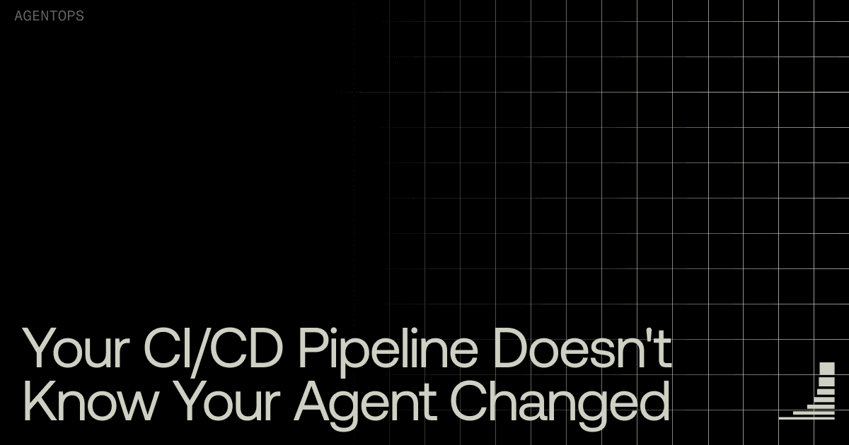 Waxell blog cover: CI/CD for AI Agents — Why Your Pipeline Isn't Ready