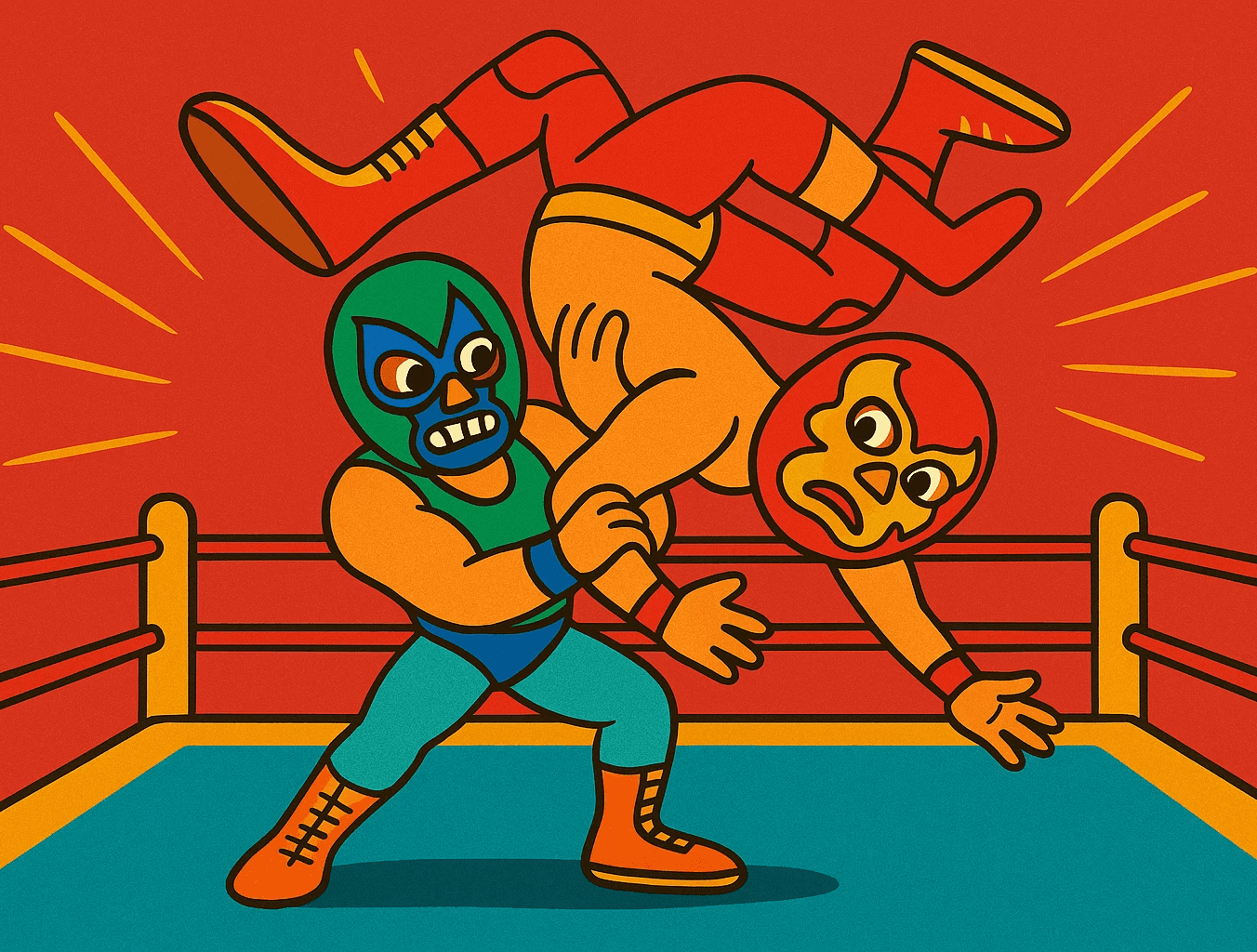 luchadores