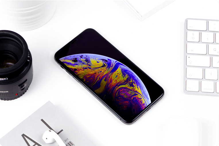 blue and white abstract art