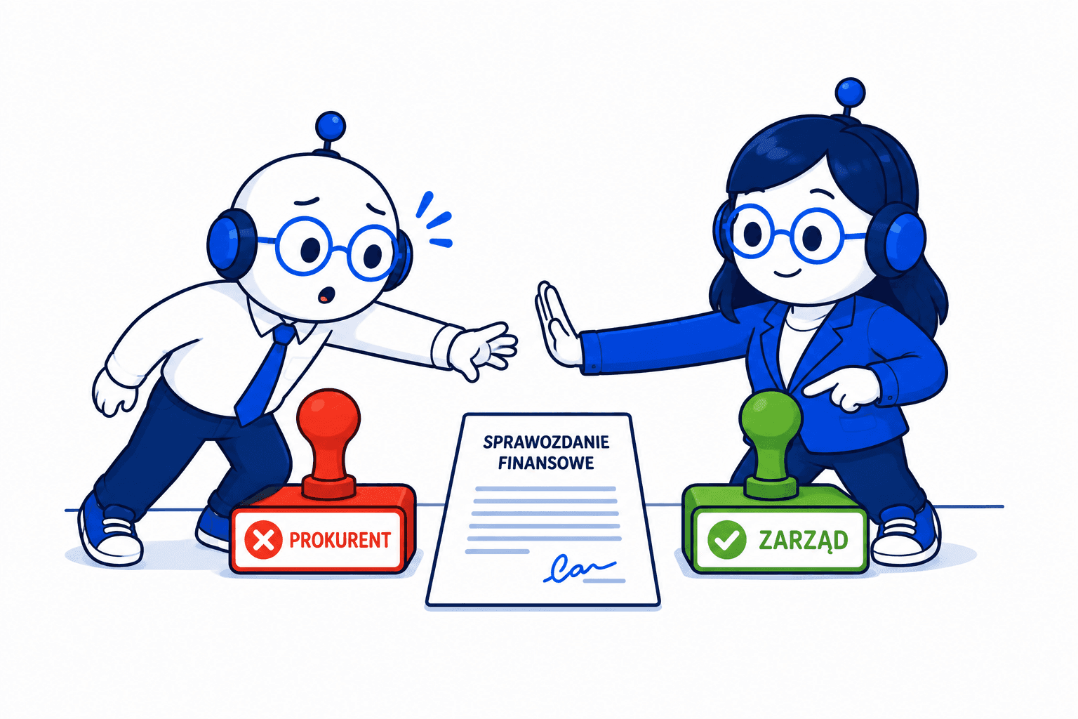 Podpis prokurenta nie zastępuje podpisu zarządu.