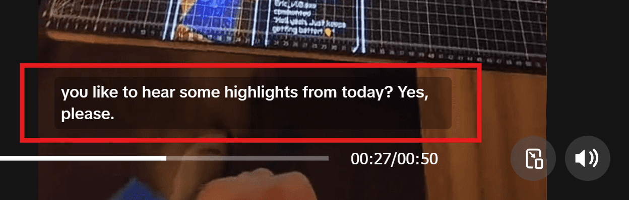 tiktok screenshot transcription