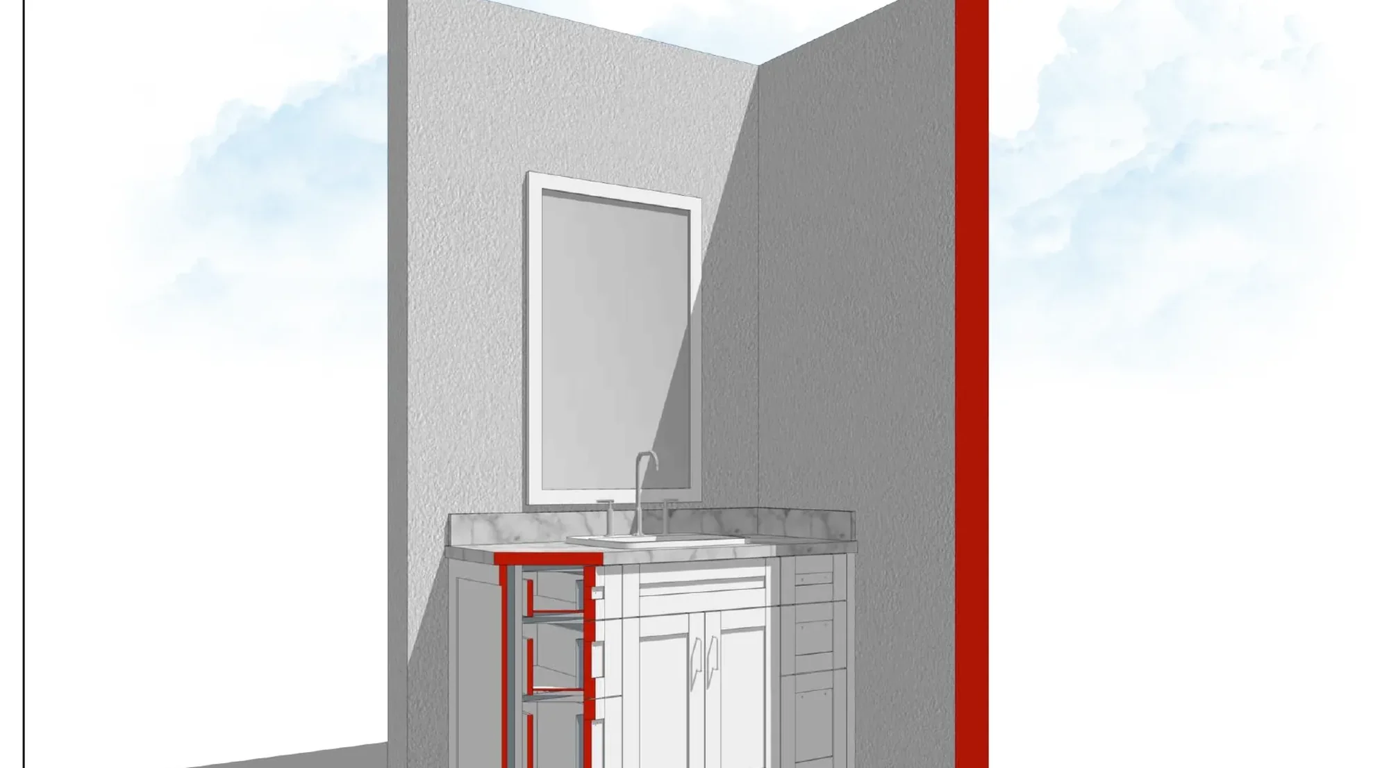 Carriage-House Bath Vanity drawing sheet 1