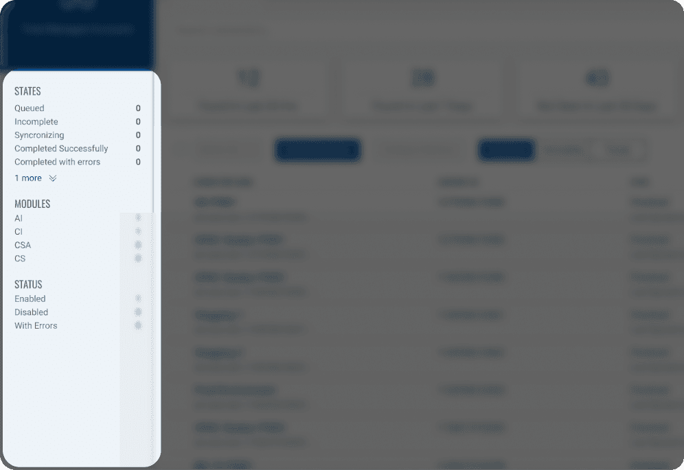 User 3 - issue screen