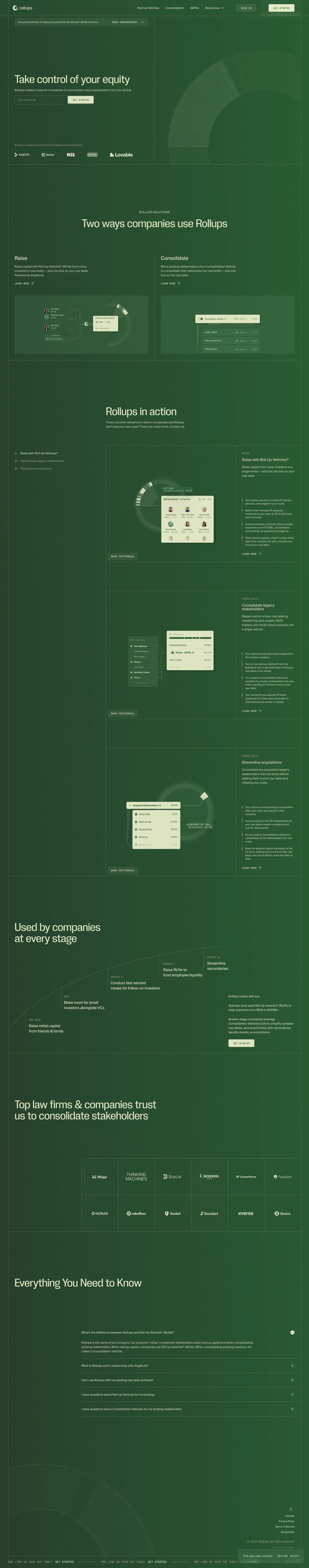 Rollups is a platform designed to help users create, manage, and share their own digital content in an engaging and interactive way.