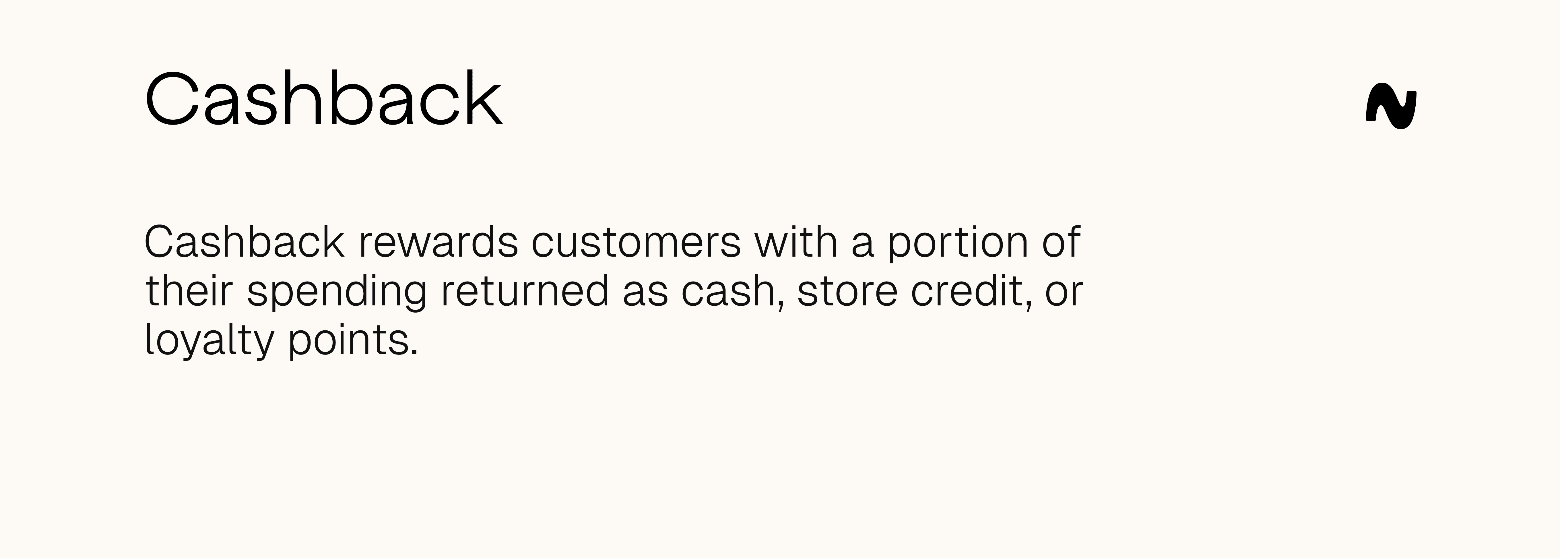 Cashback definition 