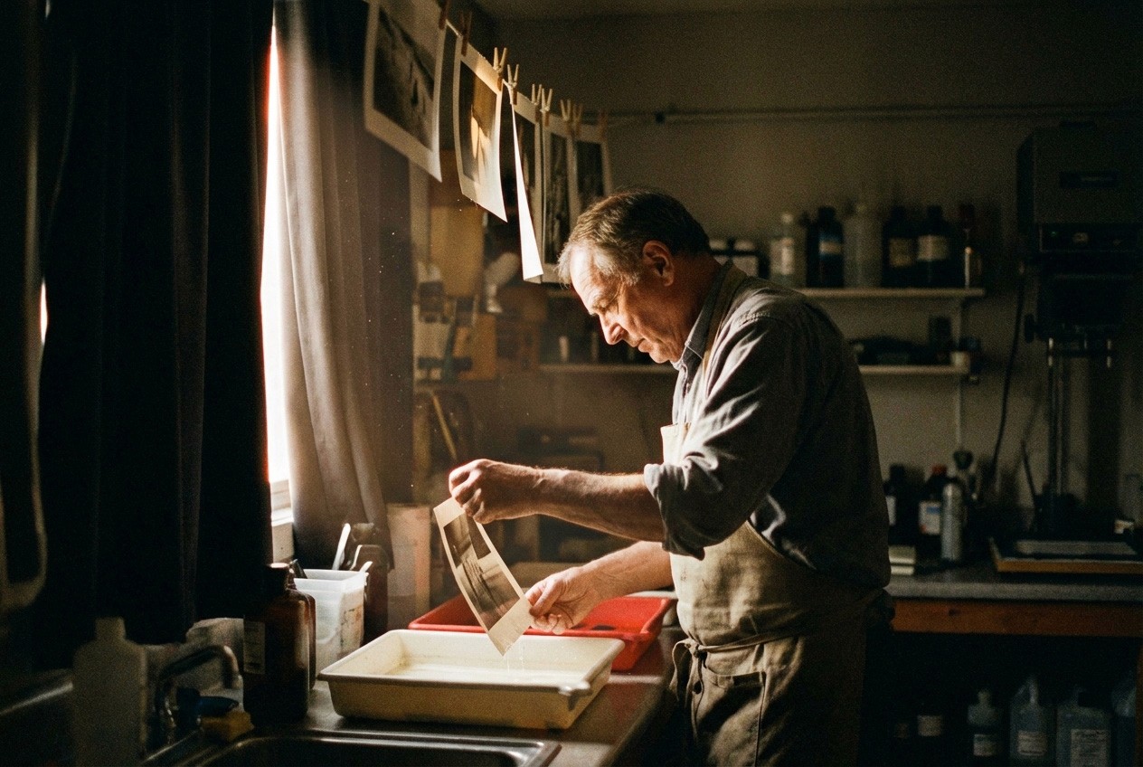 Four hands clinking beer glasses over table of food