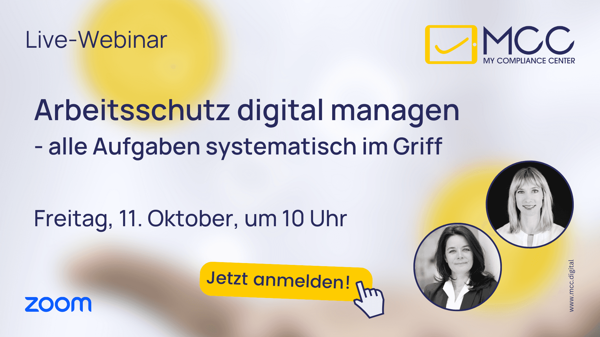 Live-Webinar: Arbeitsschutz digital managen - alle Aufgaben systematisch im Griff!