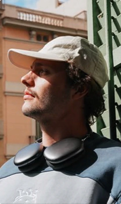 Headshot of Axel, co-fdouner of Studio Three