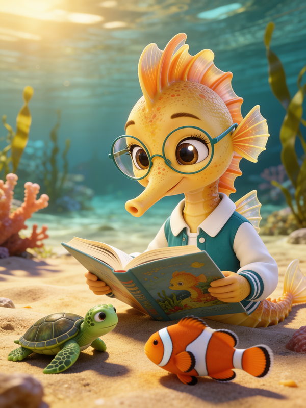Story comes first: an illustration from Ahkoo’s learning world.