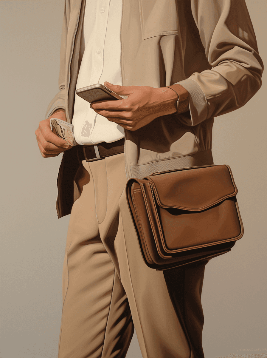 two people looking at a tablet and smiling