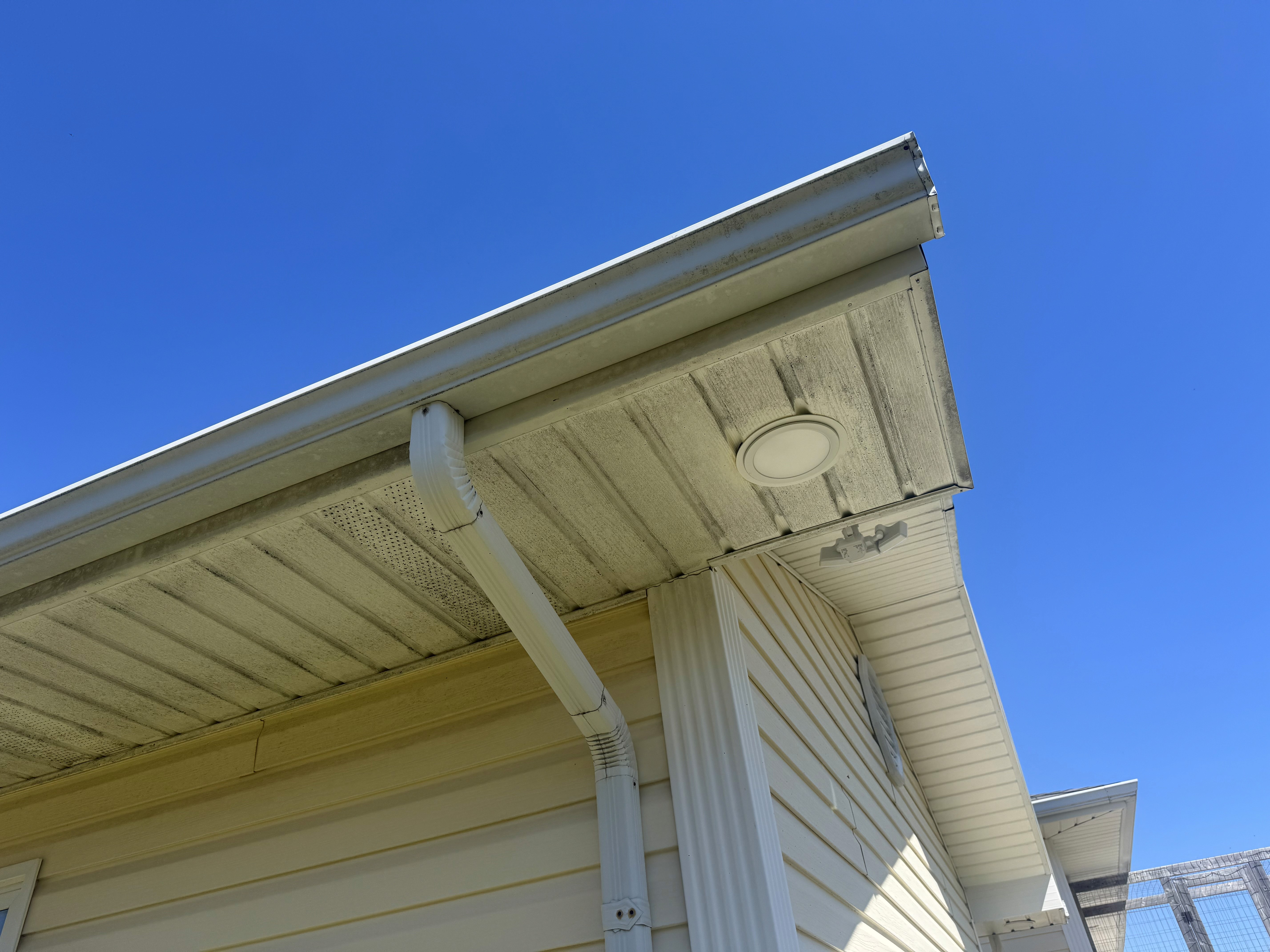 Pressure washing transformation photo