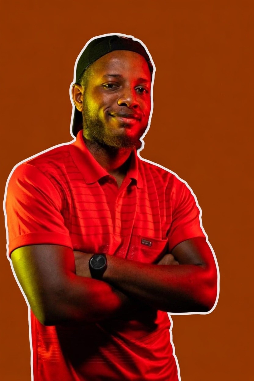 Portrait of portfolio creator – front view