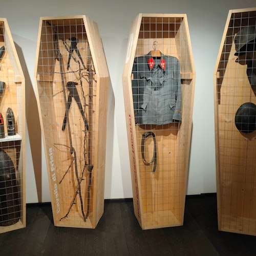 Ruangan "Alfabet Perang Besar. 26 Huruf untuk Diingat"