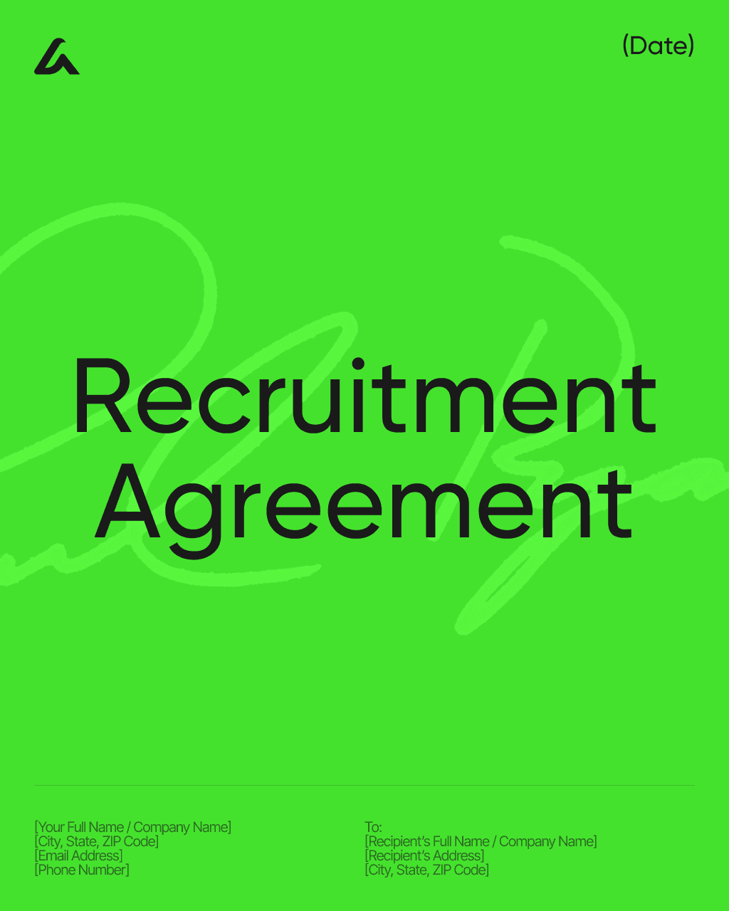 Recruitment Agreement