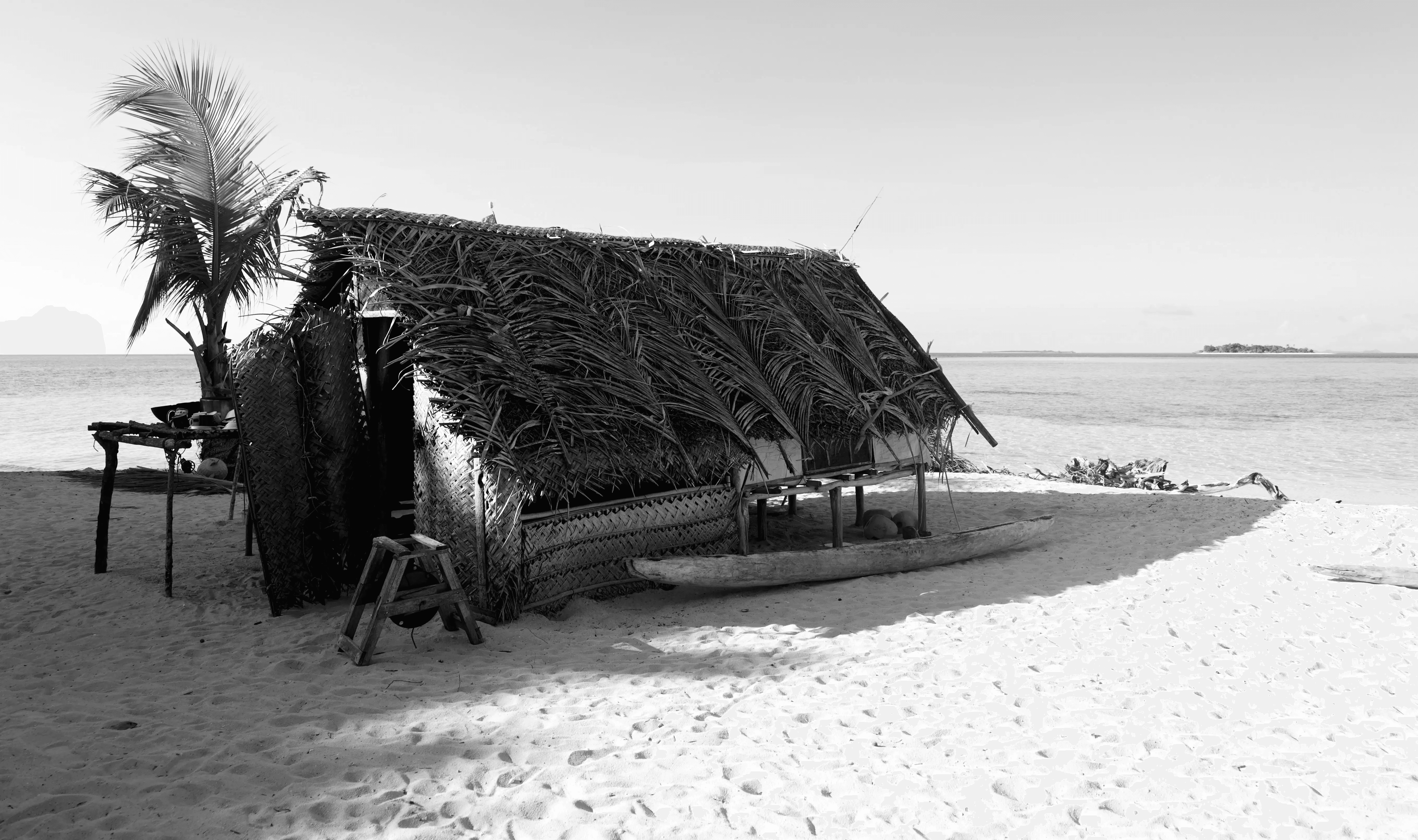 Papua New Guinea tropical beach village and traditional hut South Pacific private jet charter destination