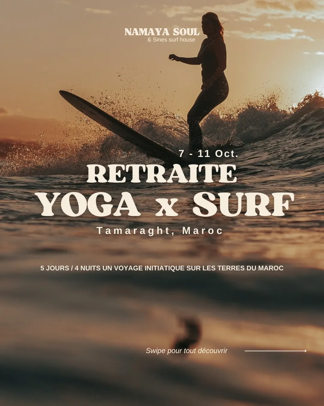 retraite yoga surf maroc