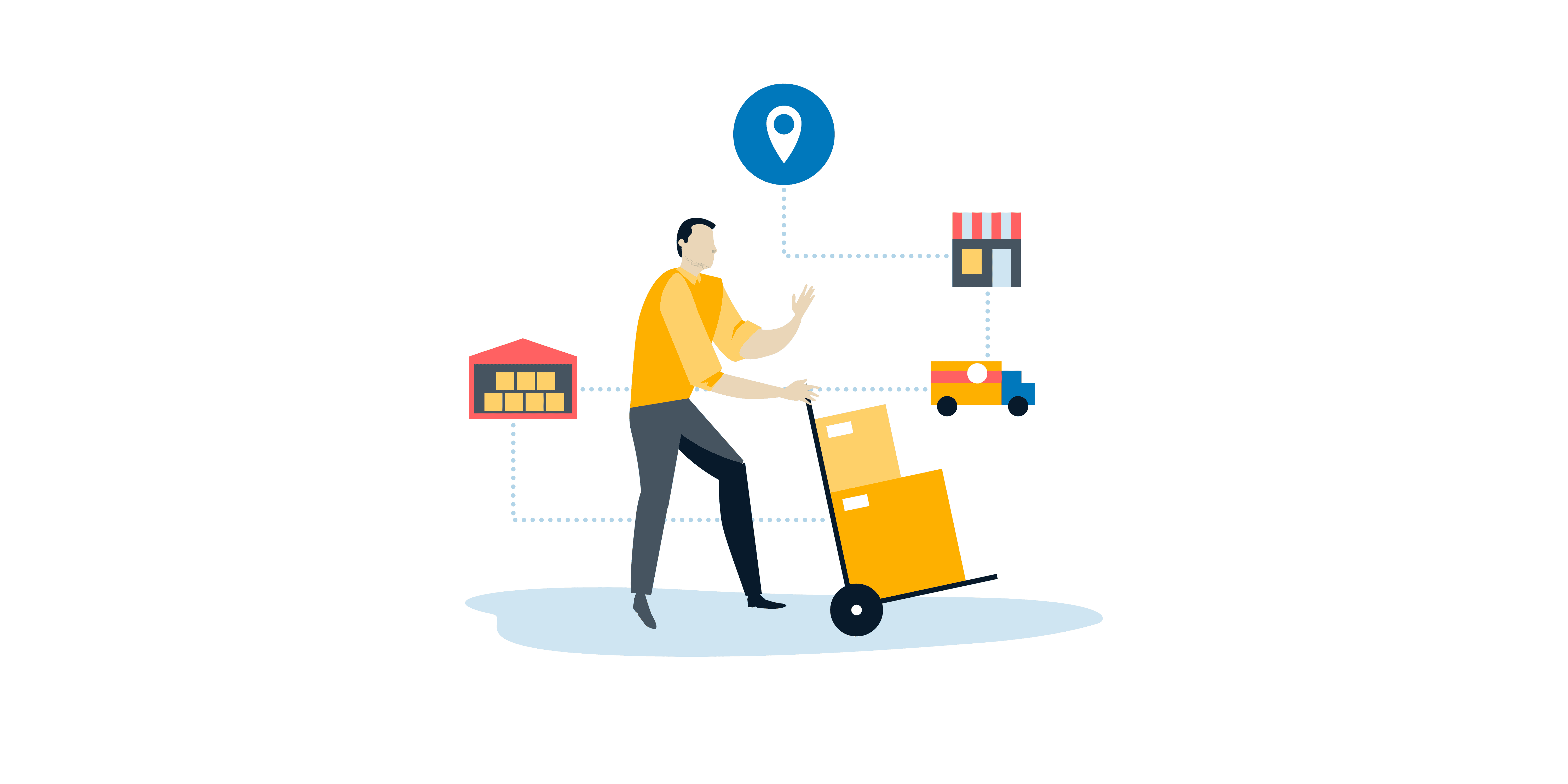 Student gaining supply chain experience