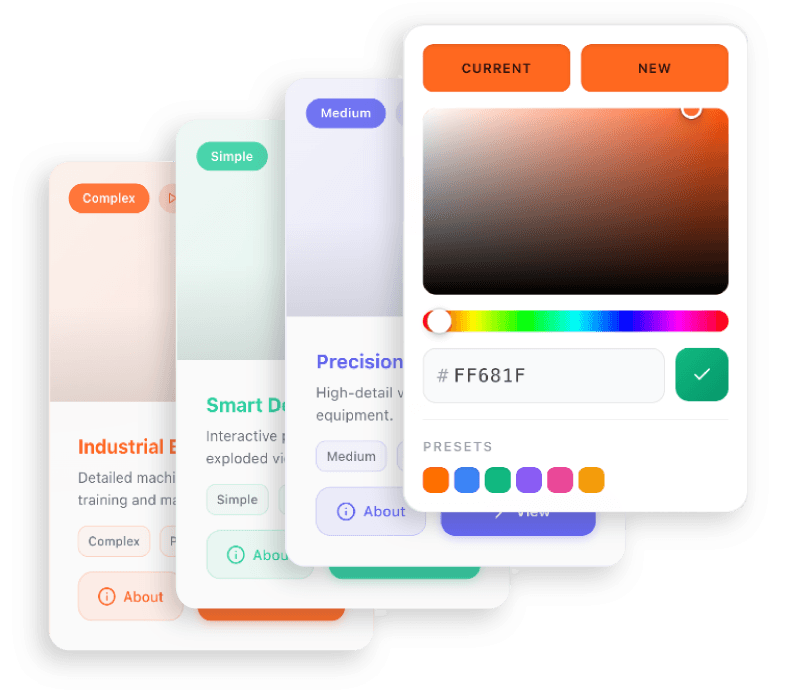 Screenshot of a dashboard displaying various items and their details for user interaction and analysis.