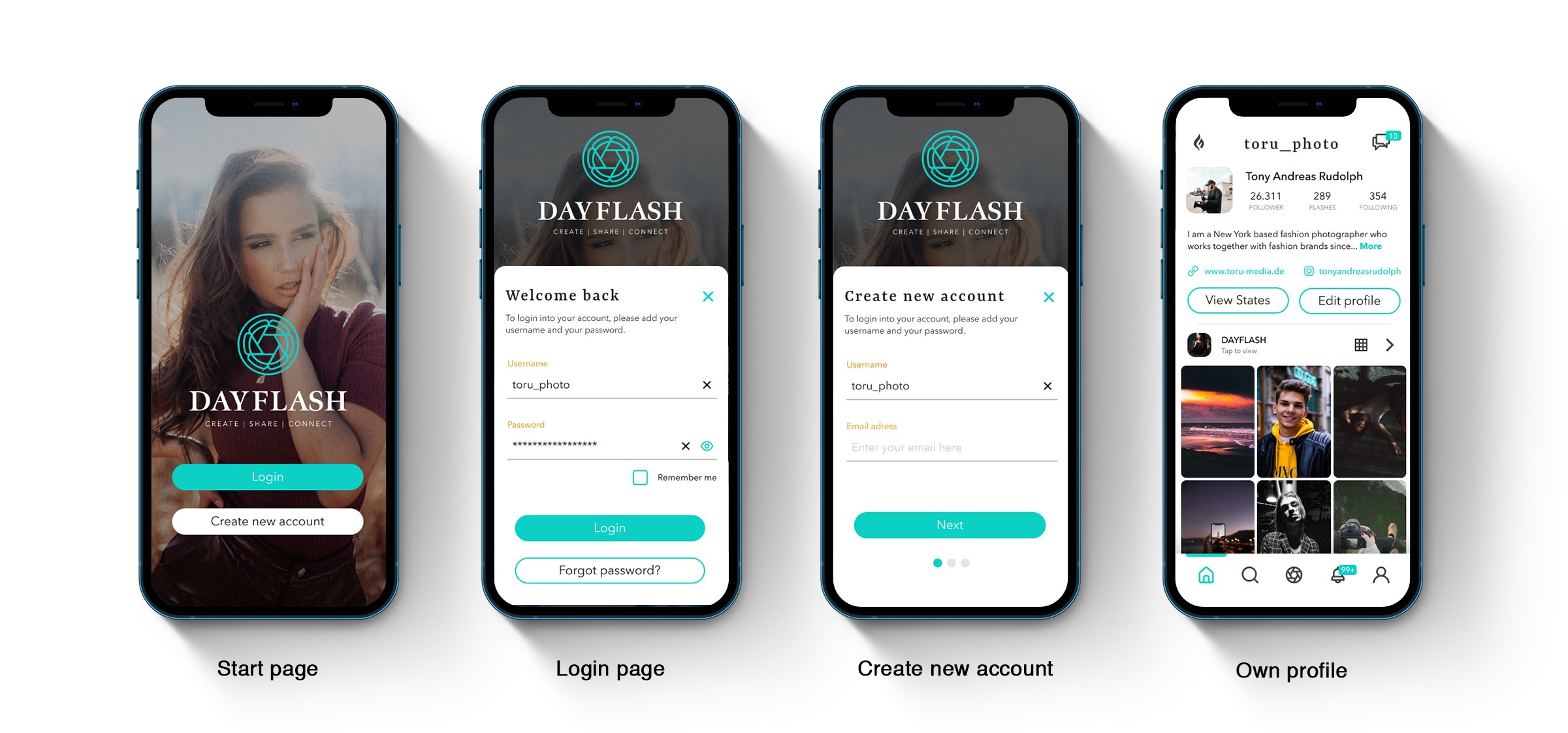 Modern black minimalist house with sharp geometric lines with warm light at dusk. 