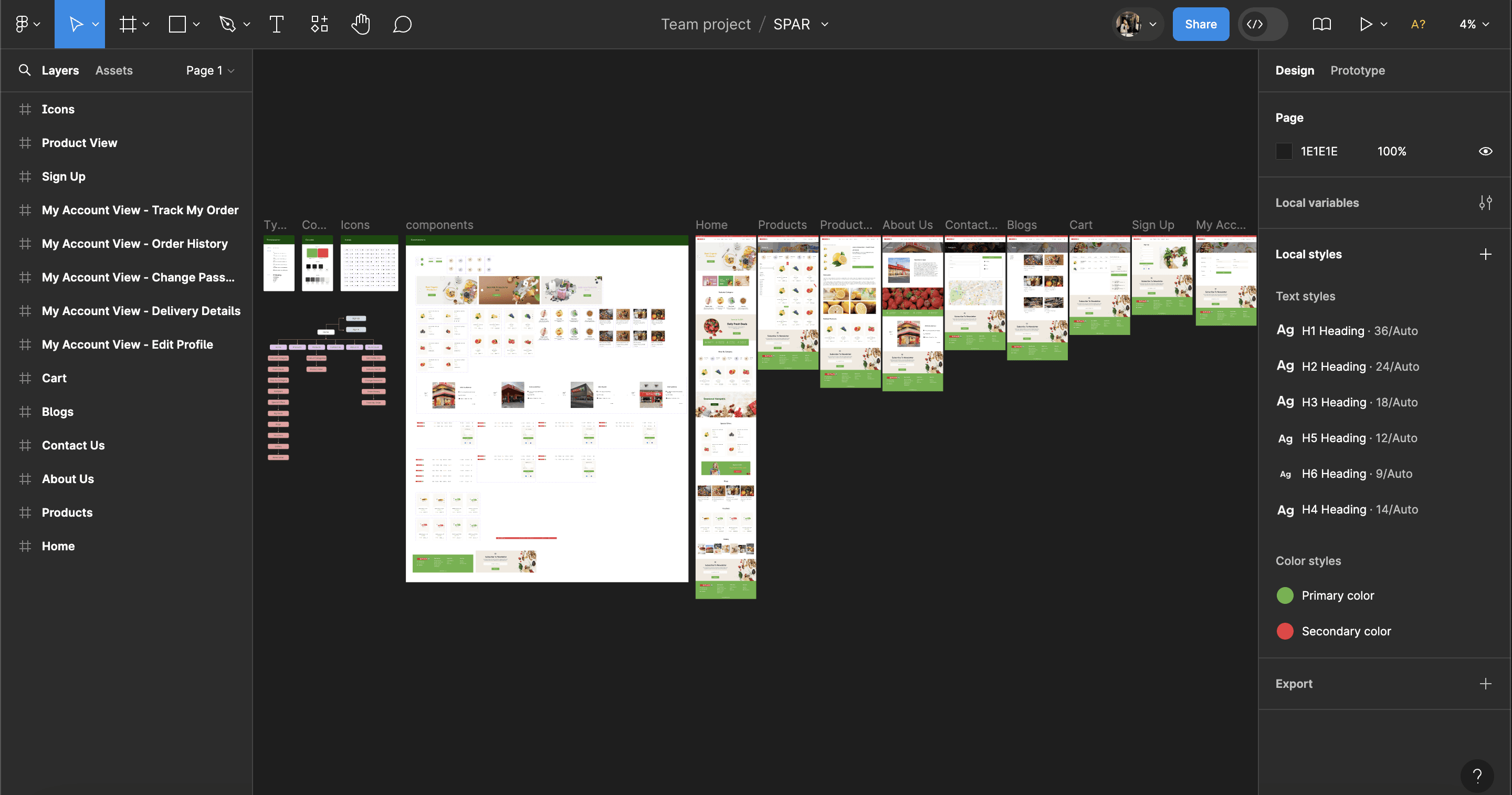 App home page with credit card and transactions