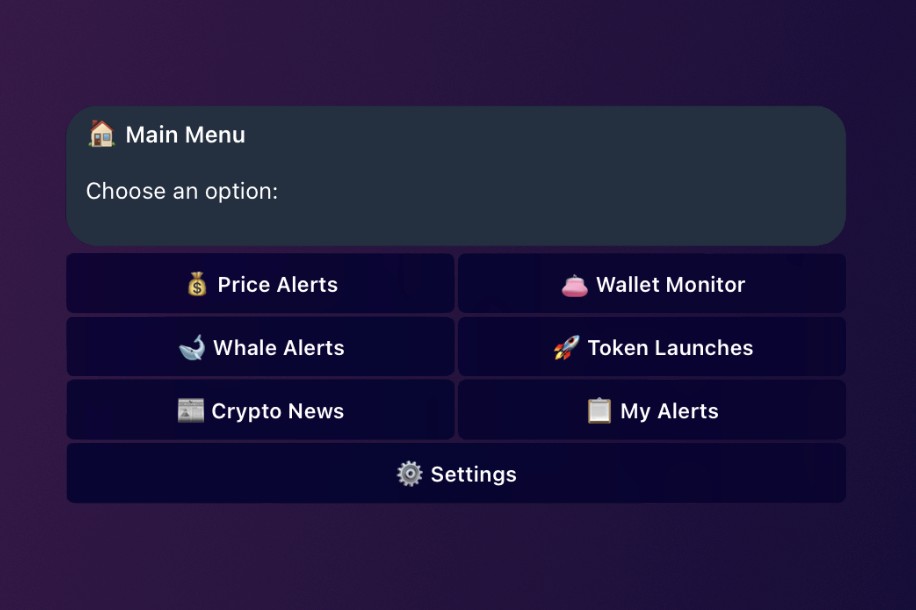 CryptRadar Easy Setup