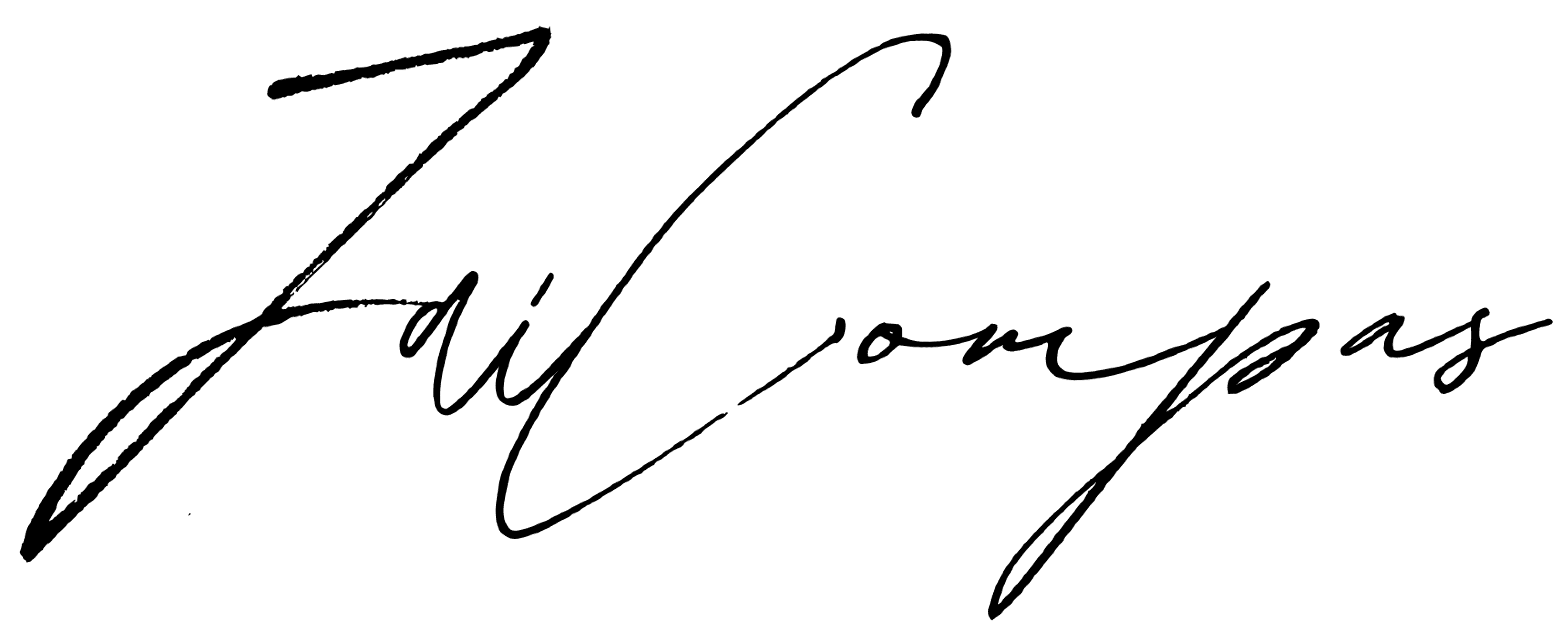 Gray lettering on a black background highlights the brand 'Filiq Compas with AI LinkedIn automation.