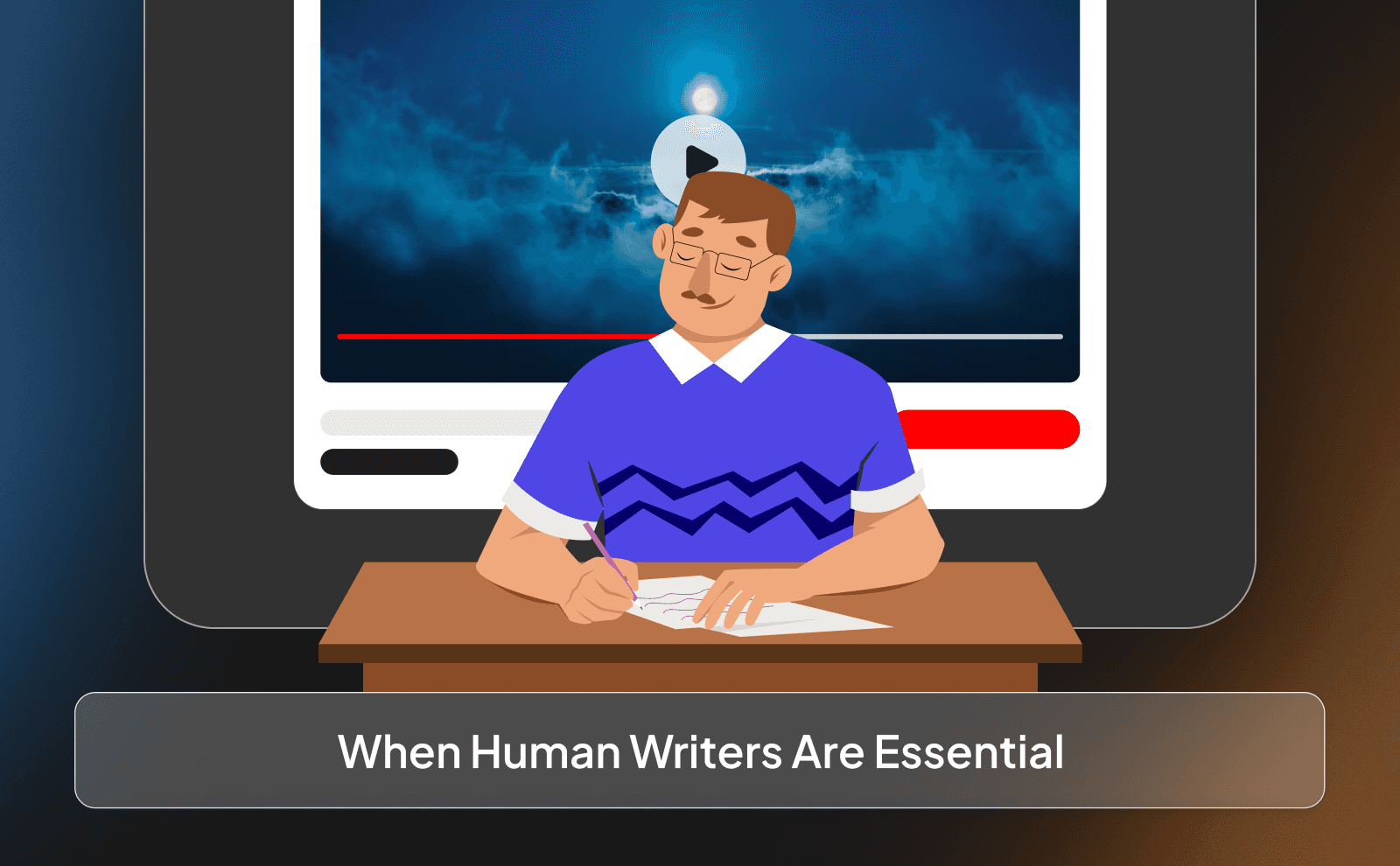 When human writers are essential