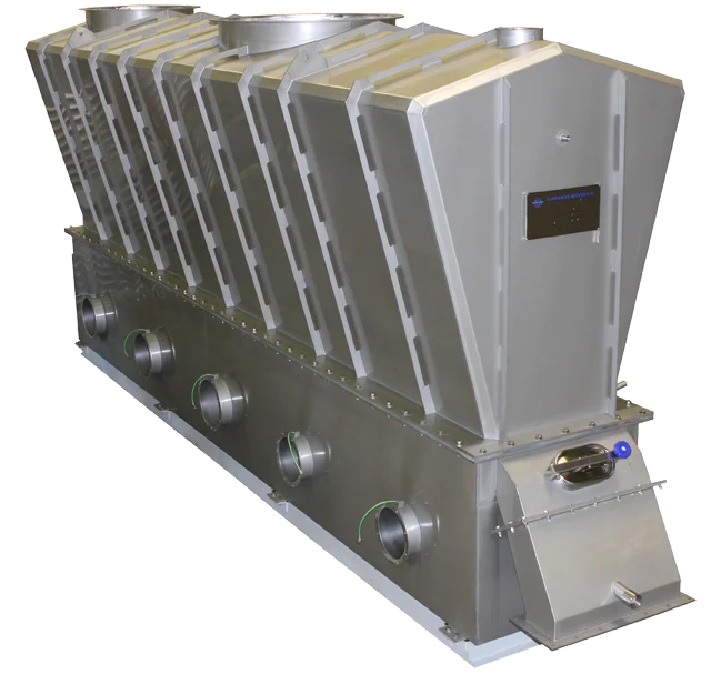 Fluid-Bed Dryer for drying and cooling recovered Carbon Black