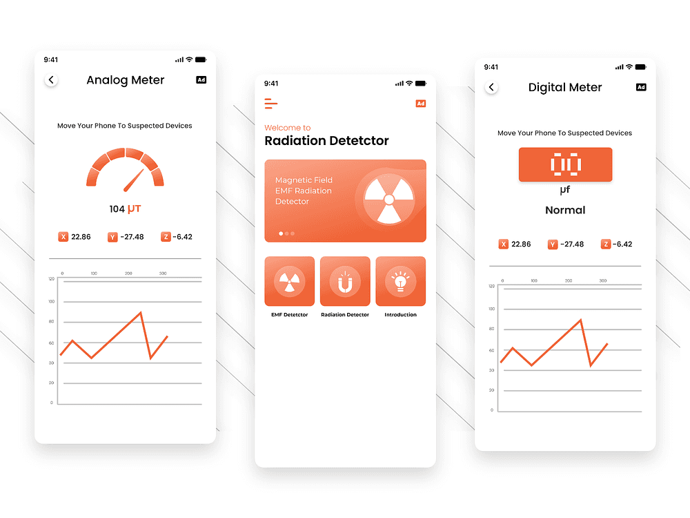 Radiation Meter mobile App