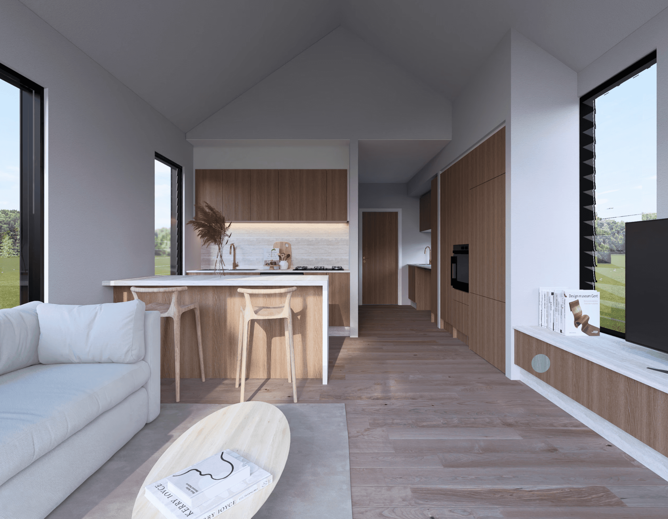 Desert Oasis exterior modeling