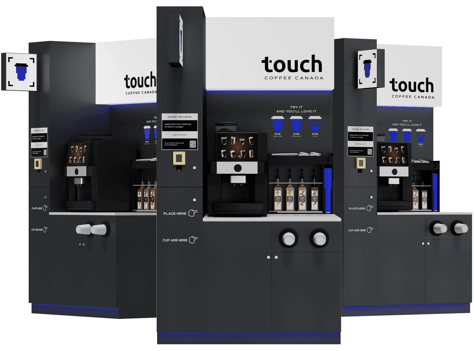 Touch Coffee Smart Bar Models