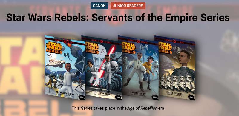 A Youtini collection of the Star Wars Rebels: Servants of the Empire Series