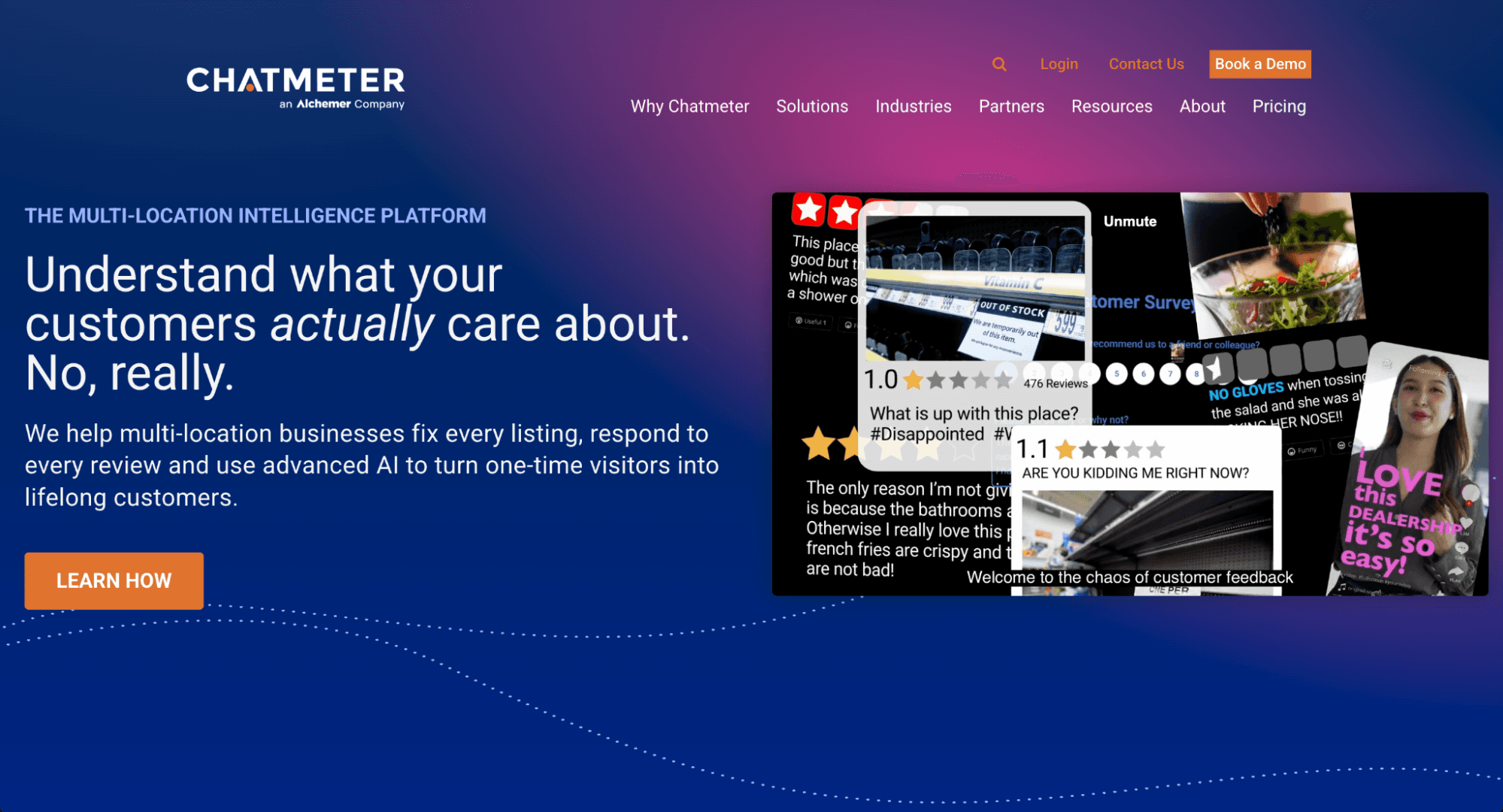 Chatmeter is one of the good reputation management software for multi-location business