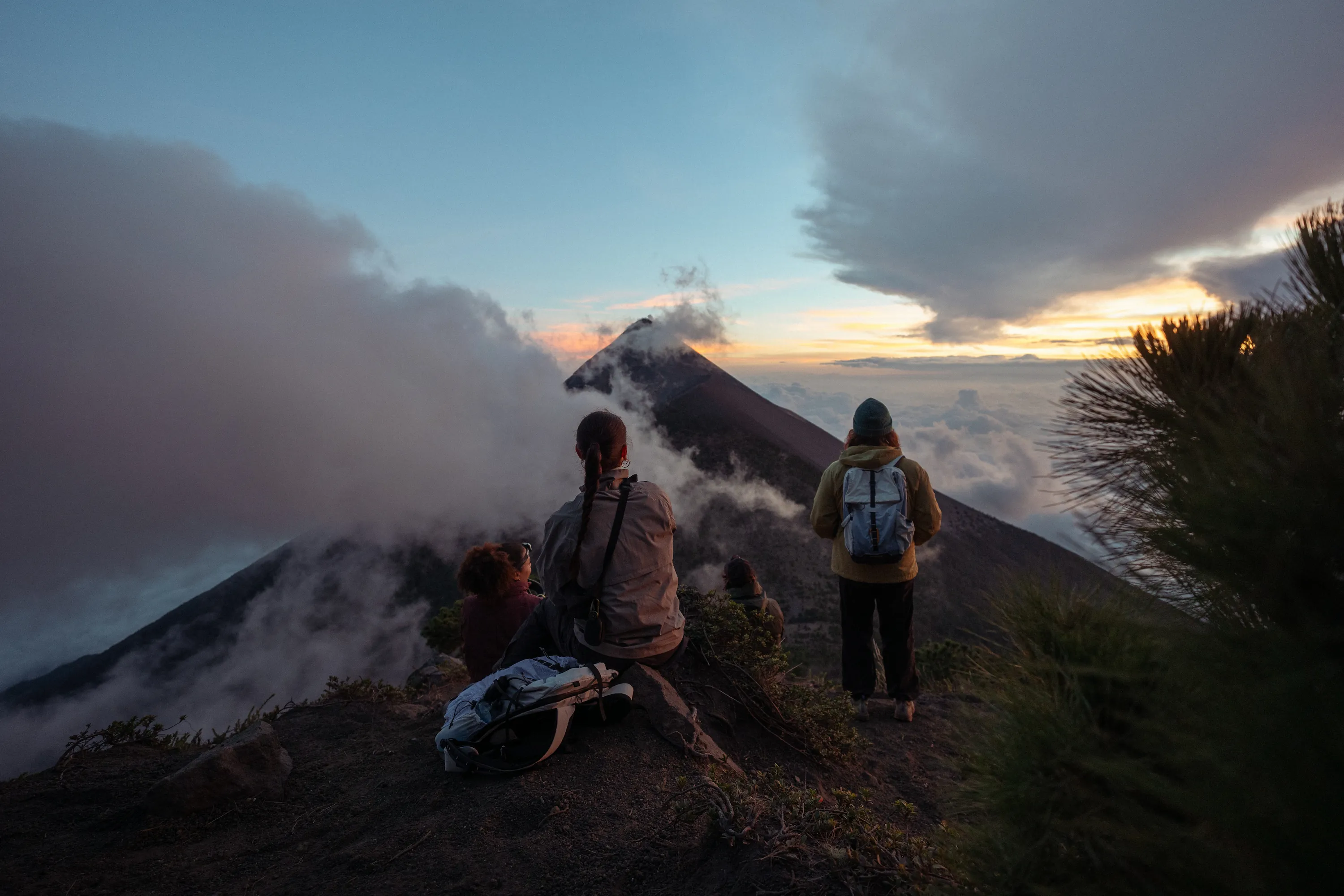 Man wearing VR glasses