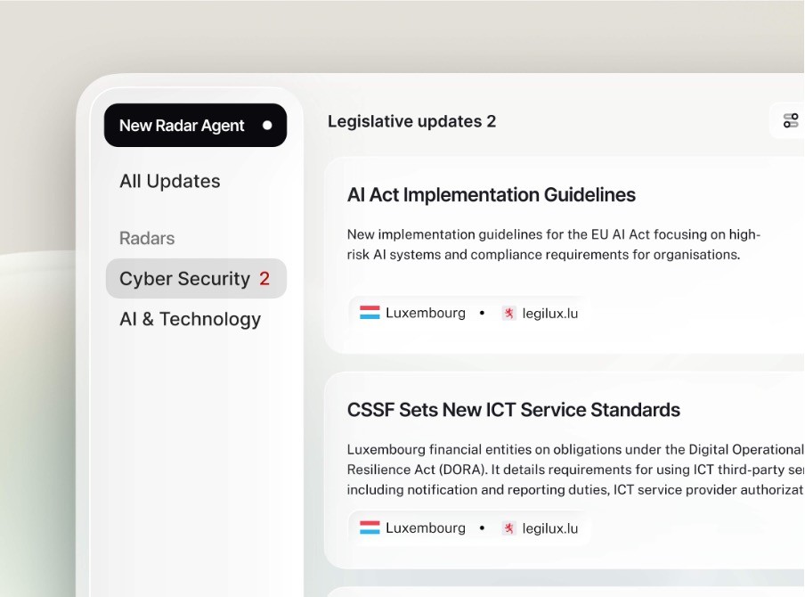 LEGALFLY “Escalate” action button used to route complex legal issues for further review.