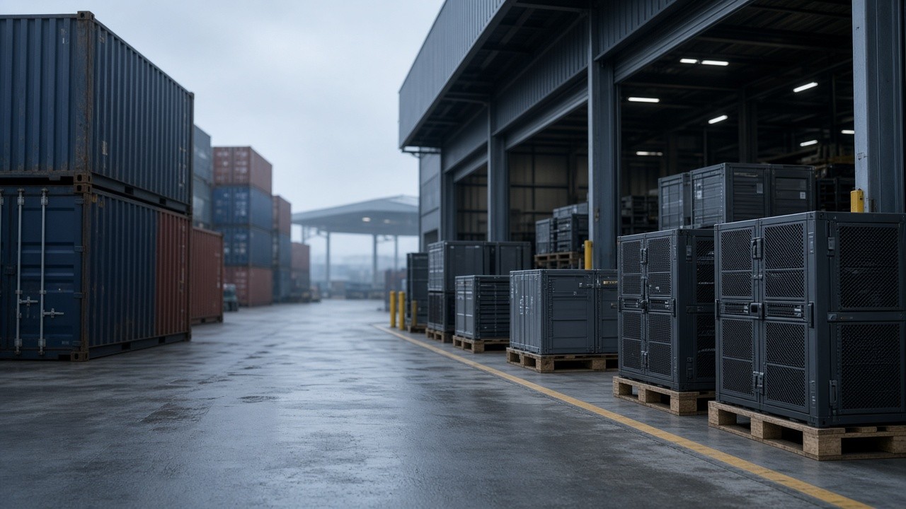 customs warehouse shipping containers