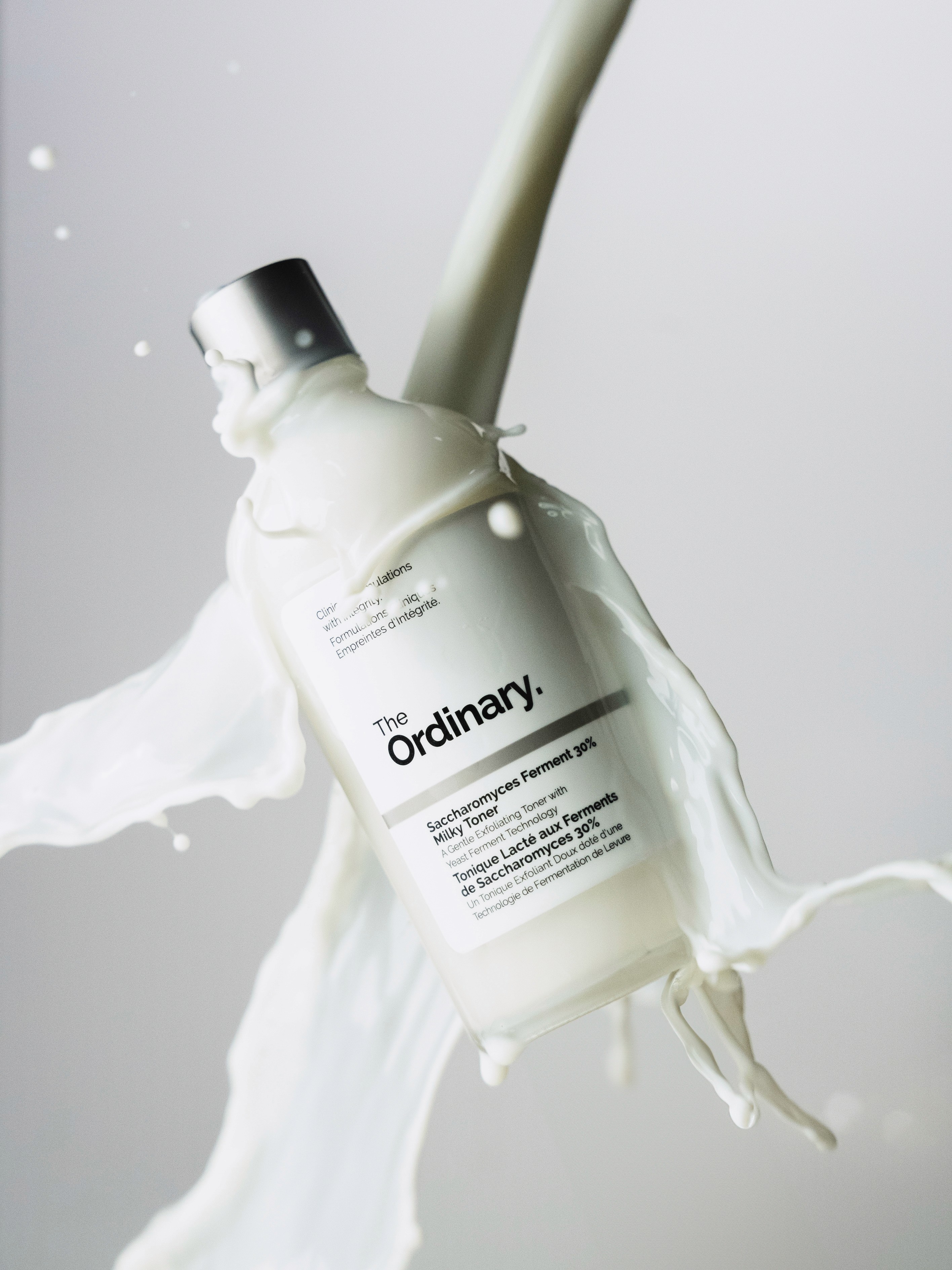 The Ordinary Skincare Creative Product Splash Shot