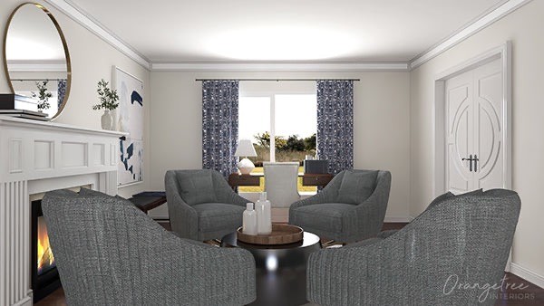 open concept before and after