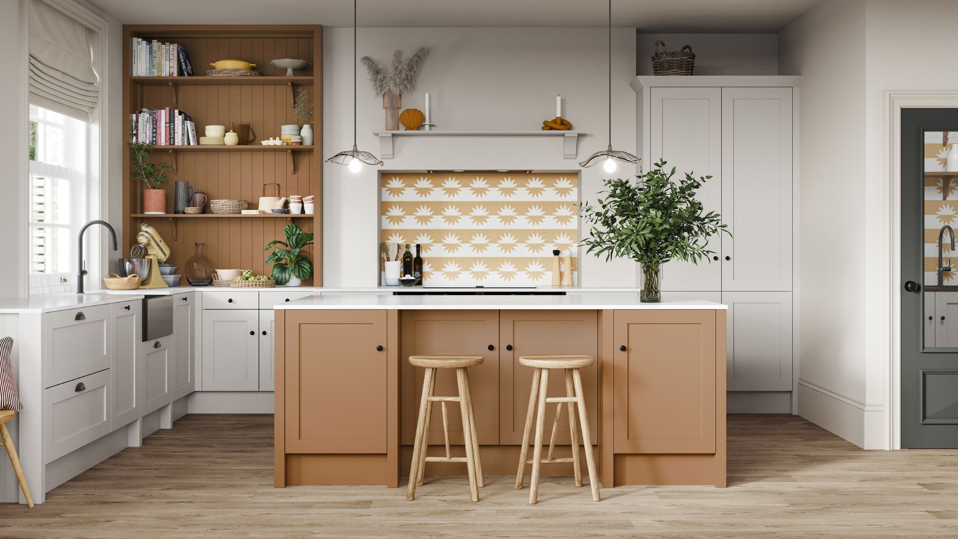 Terracotta and Warm White