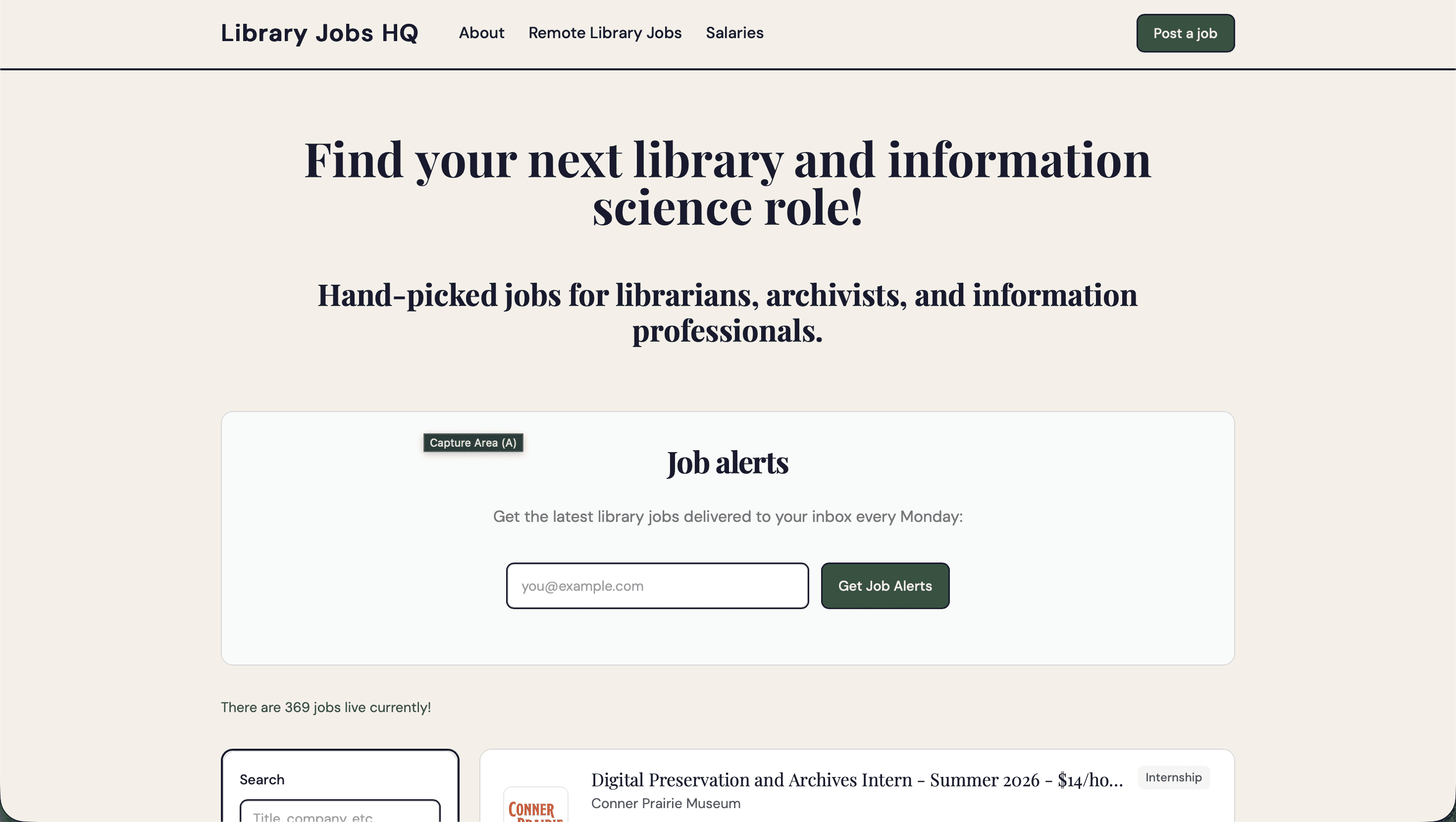 library jobs