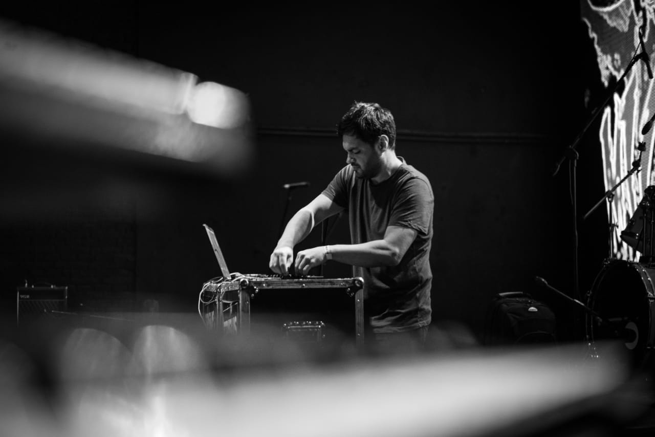 DJ playing in a club