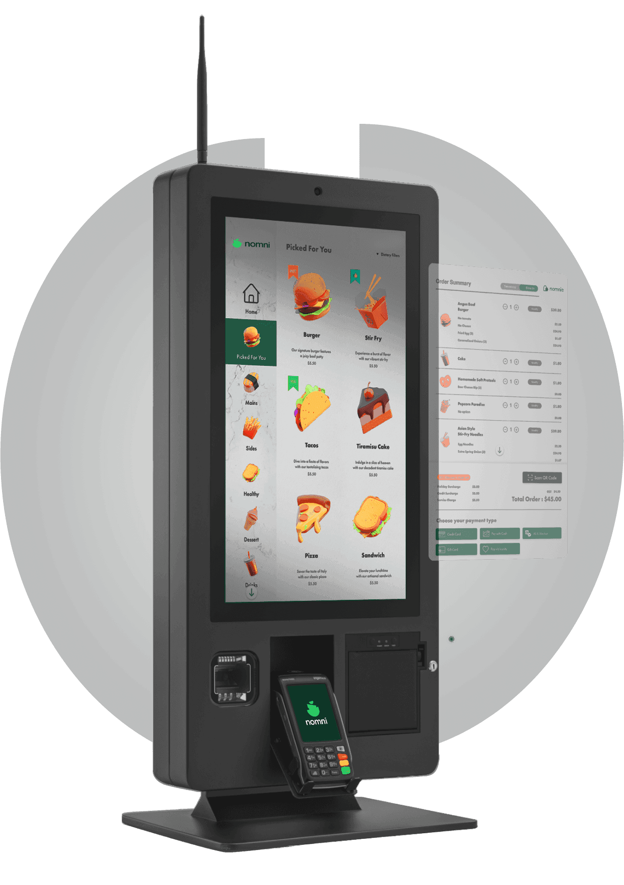 abacus ordering kiosk