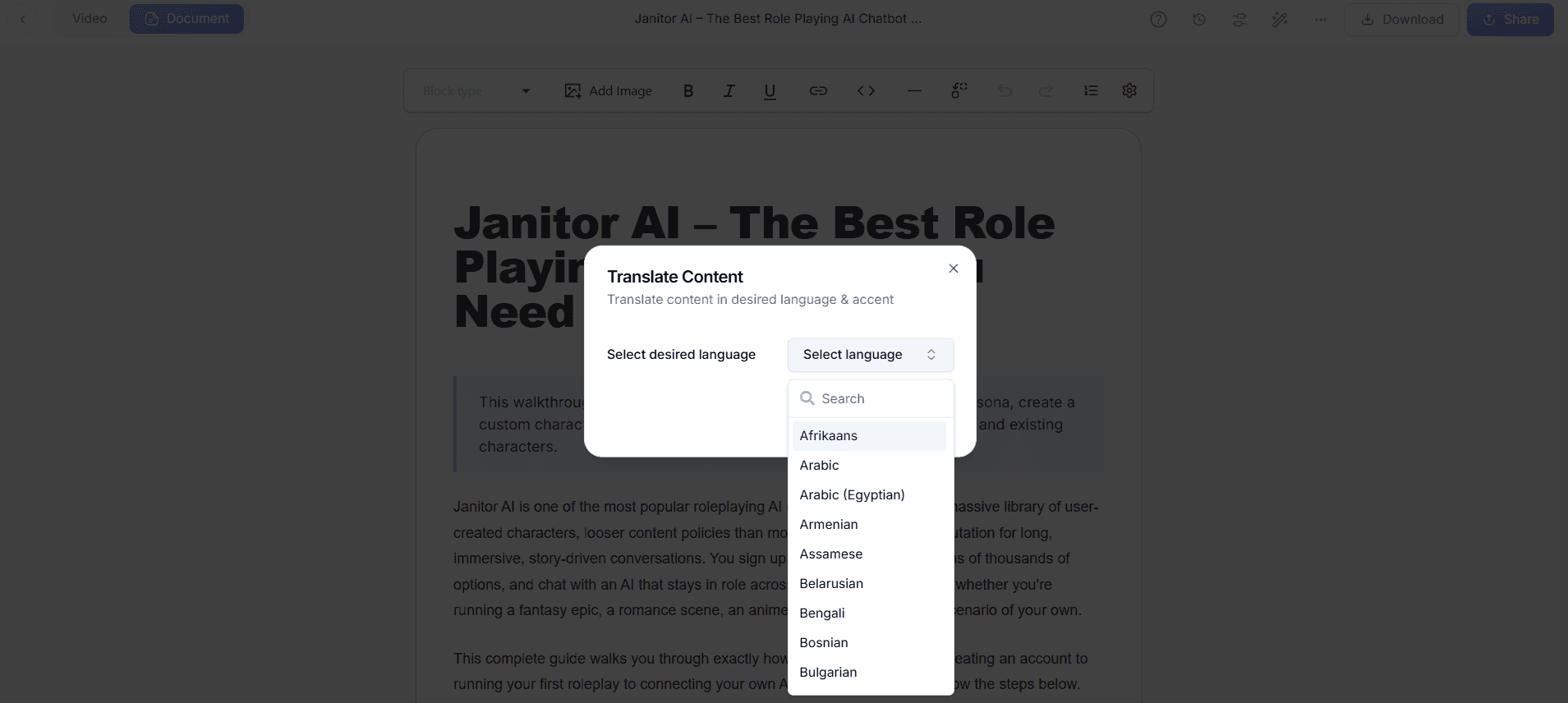 Localize Your Content